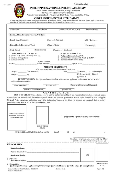 pnpa.edu.ph application|CADET ADMISSION TEST APPLICATION B O D Y M A S S I N .